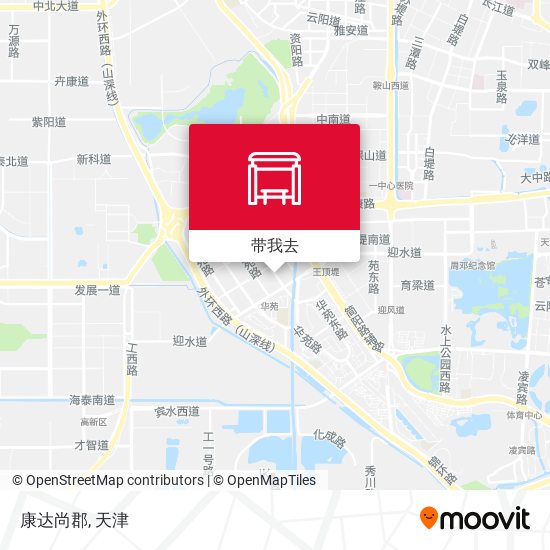 康达尚郡地图