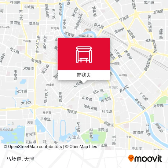 马场道地图
