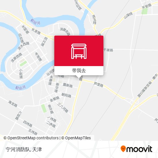 宁河消防队地图