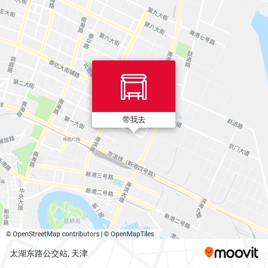 太湖东路公交站地图