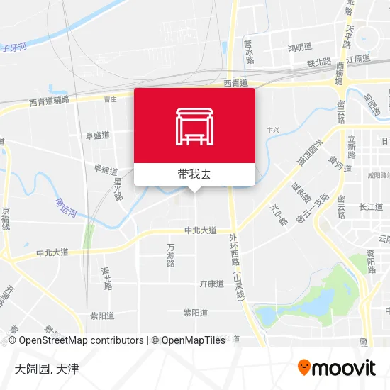 天阔园地图