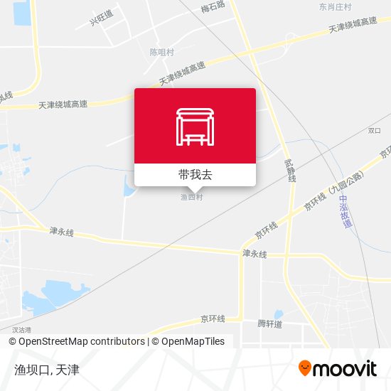 渔坝口地图