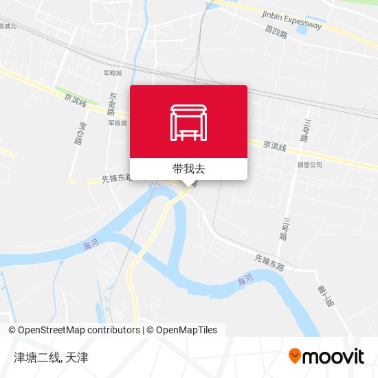 津塘二线地图