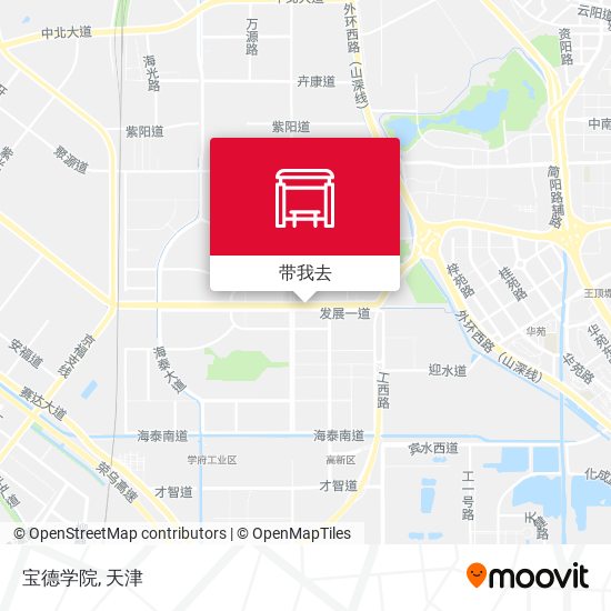 宝德学院地图