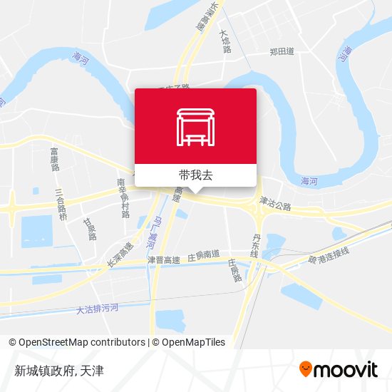 新城镇政府地图