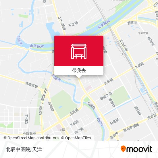 北辰中医院地图