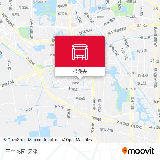 王兰花园地图