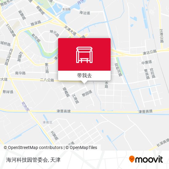 海河科技园管委会地图