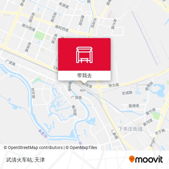 武清火车站地图