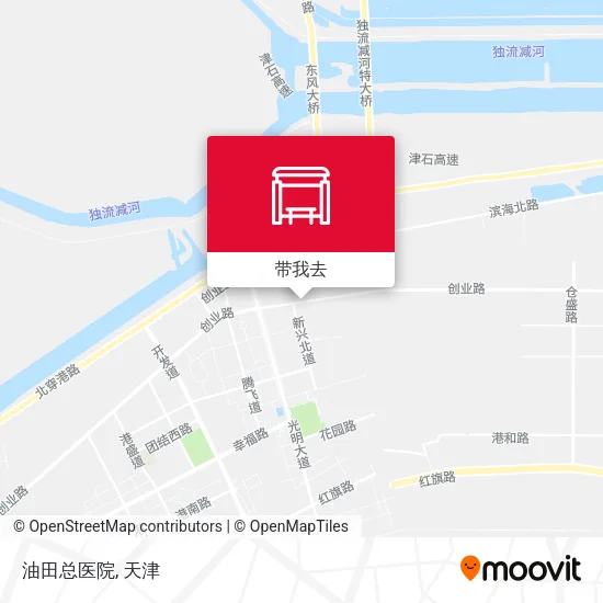 油田总医院地图