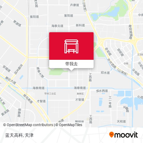 蓝天高科地图