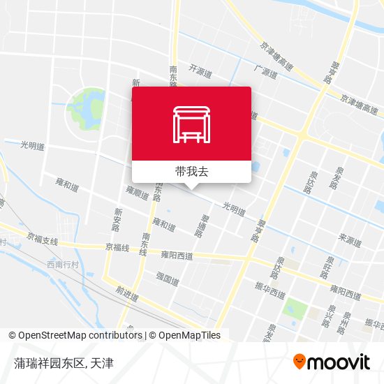 蒲瑞祥园东区地图