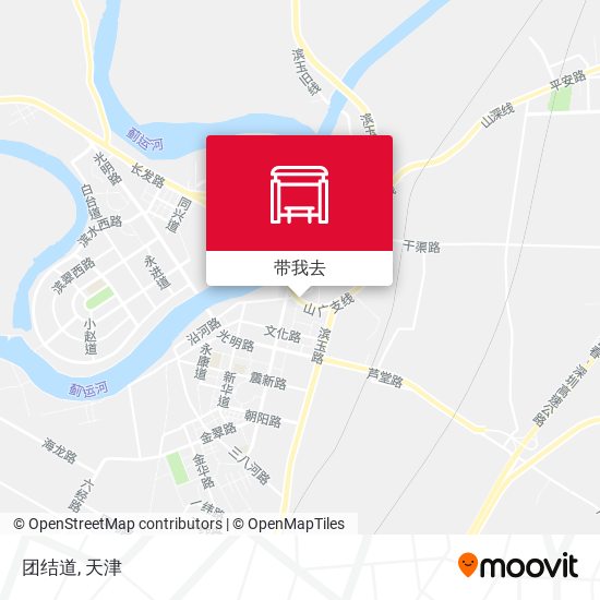 团结道地图