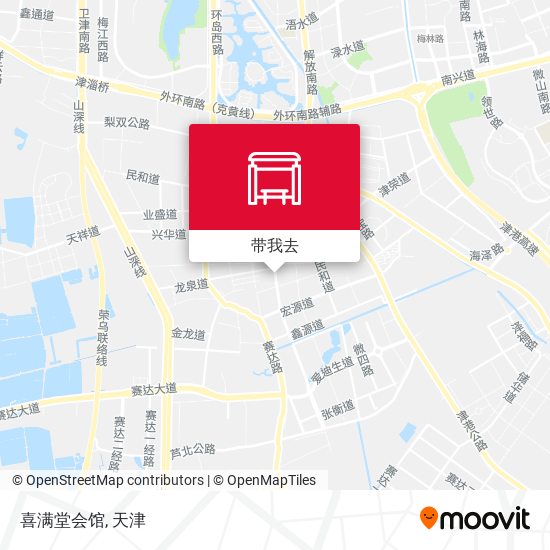喜满堂会馆地图