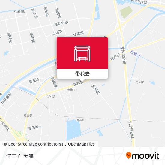 何庄子地图