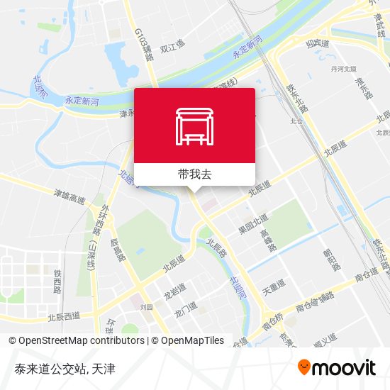 泰来道公交站地图