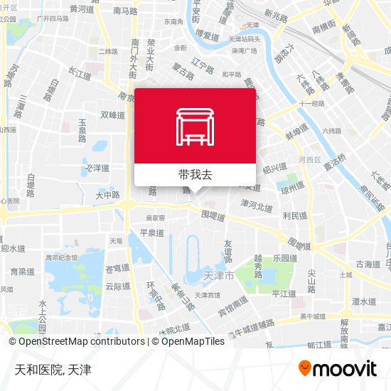 天和医院地图