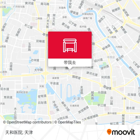 天和医院地图