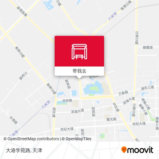 大港学苑路地图
