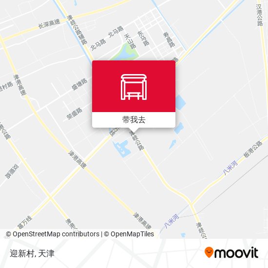 迎新村地图