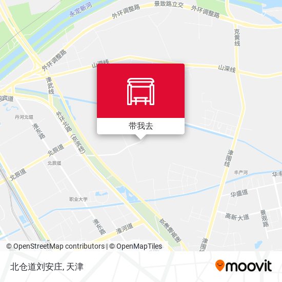 北仓道刘安庄地图