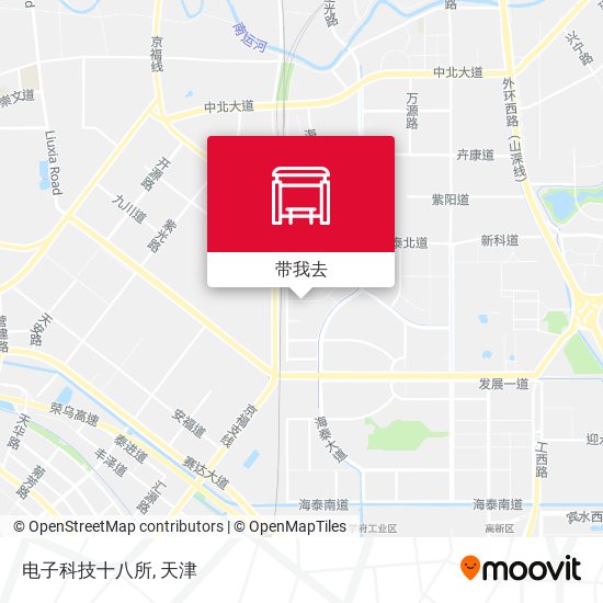 电子科技十八所地图