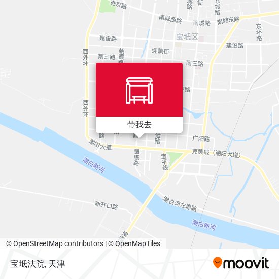宝坻法院地图