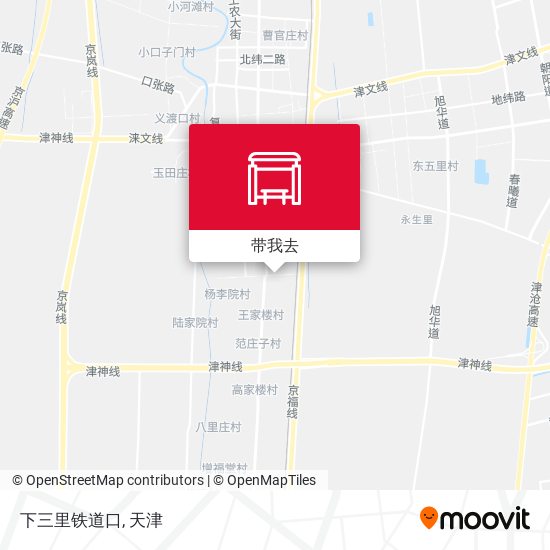 下三里铁道口地图