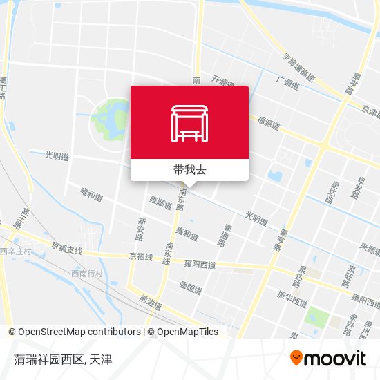 蒲瑞祥园西区地图