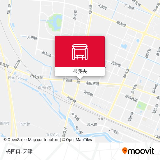 杨四口地图