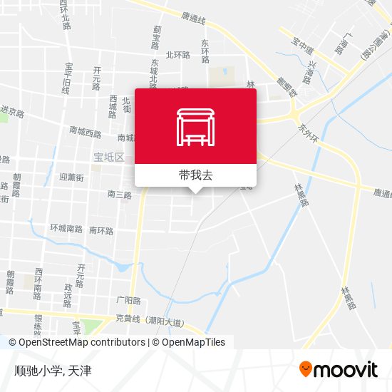 顺驰小学地图