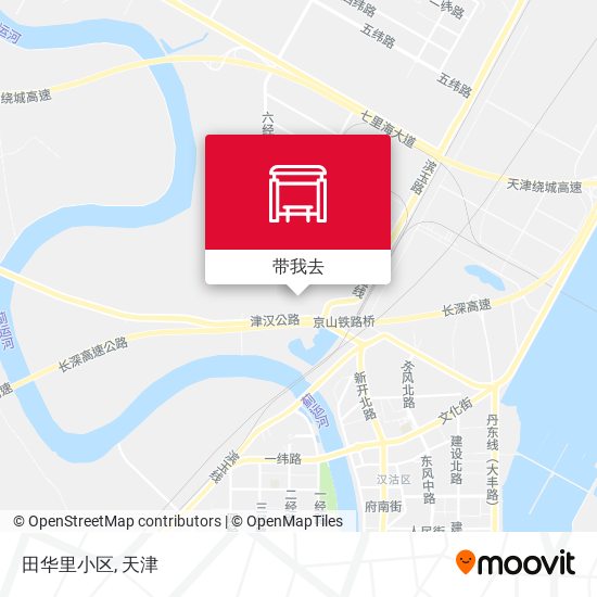 田华里小区地图