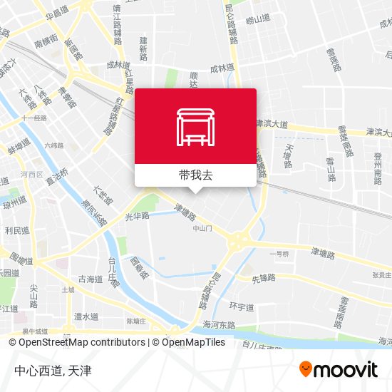 中心西道地图