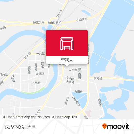 汉沽中心站地图