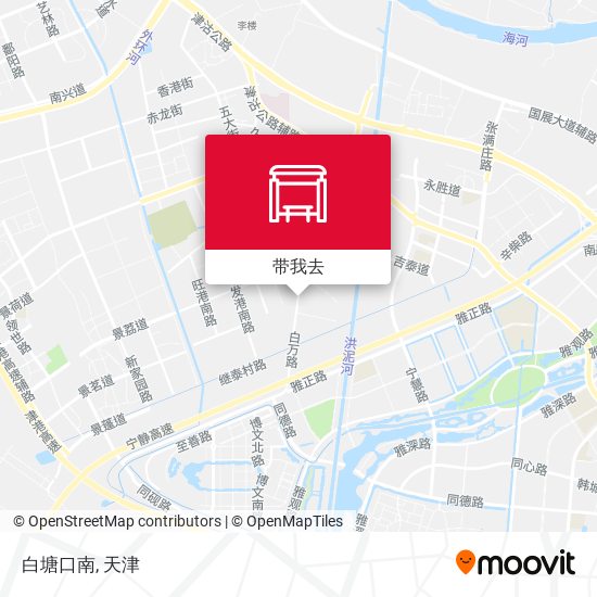 白塘口南地图