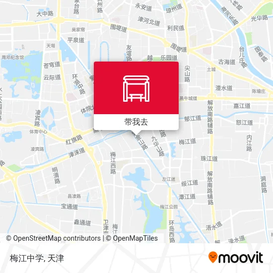梅江中学地图