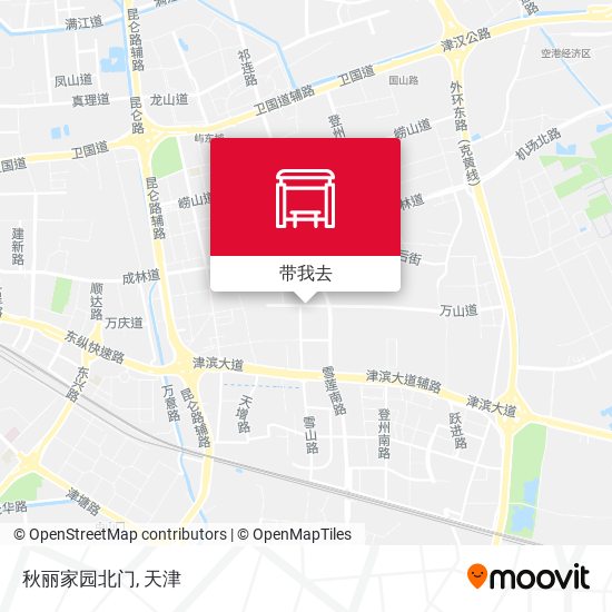 秋丽家园北门地图