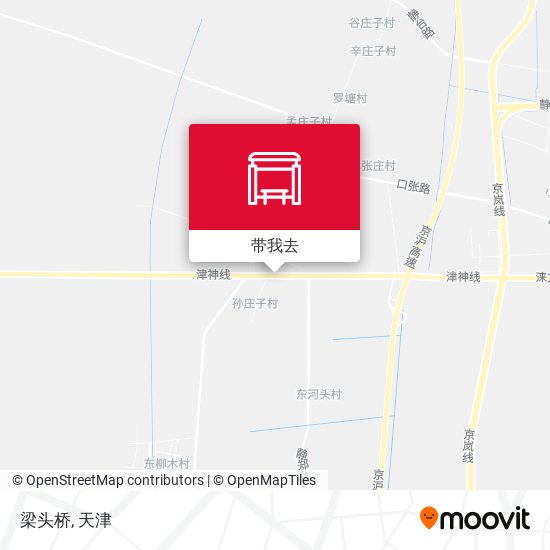 梁头桥地图