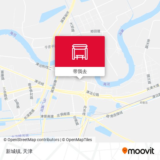 新城镇地图