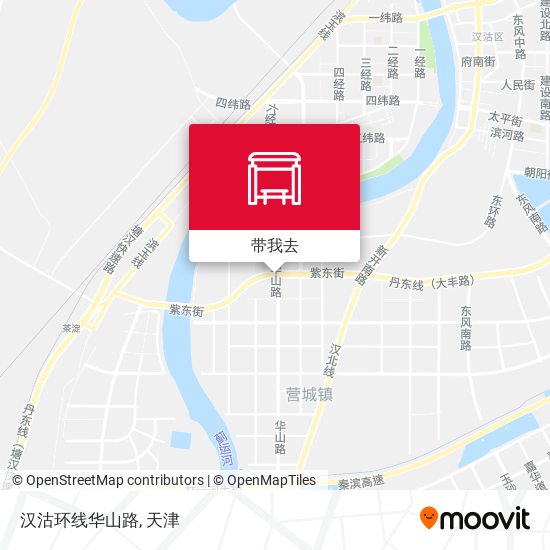 汉沽环线华山路地图