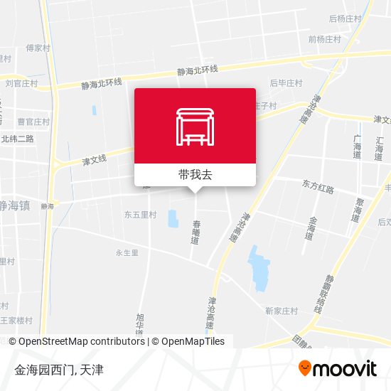 金海园西门地图