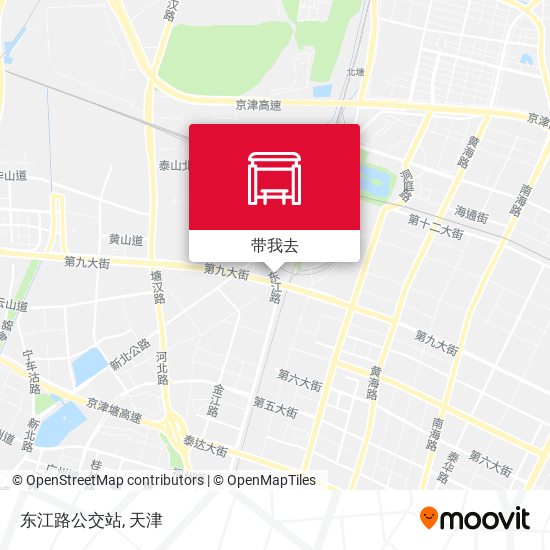 东江路公交站地图