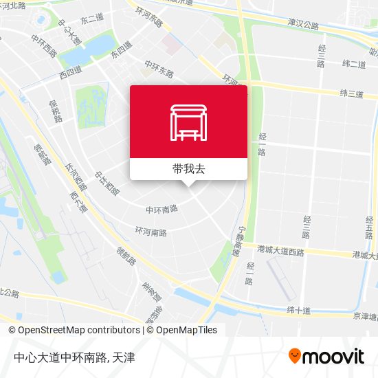 中心大道中环南路地图