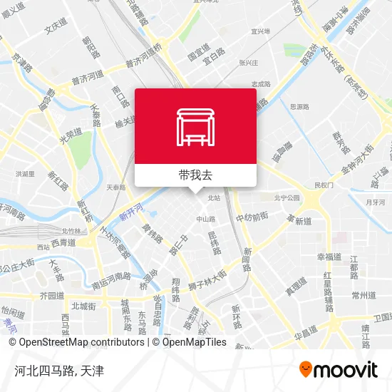 河北四马路地图