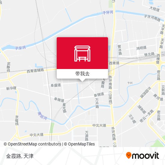 金霞路地图