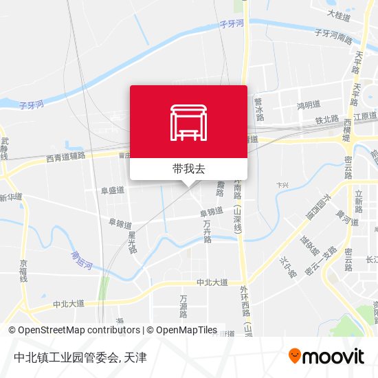 中北镇工业园管委会地图