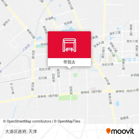 大港区政府地图