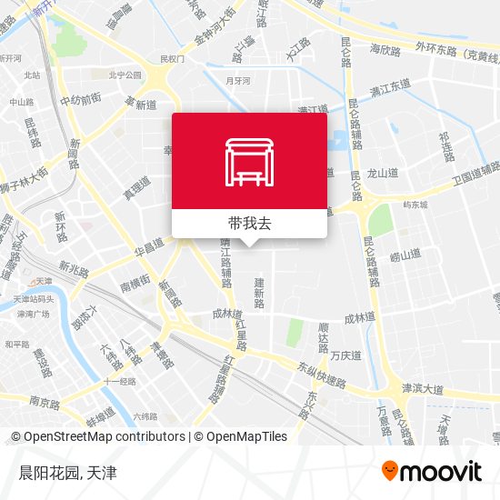 晨阳花园地图
