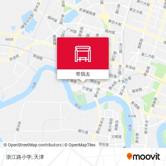 浙江路小学地图