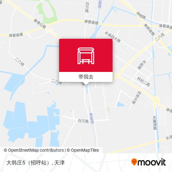 大韩庄5（招呼站）地图